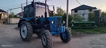 авто: Belarus MTZ traktoru – mavi rəng, qabaq təkər dartısı (4x4), kabinli — 4