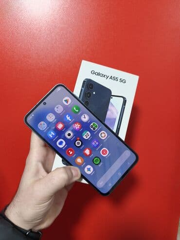 samsung a52s 5g: Samsung Galaxy A55, 256 GB, rəng - Qara — 7