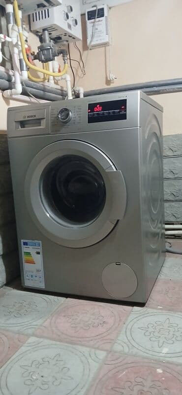 купить стиральную машину бу: Paltaryuyan maşın Bosch, 8 kq, Yeni, Avtomat, Qurutma var, Kredit yoxdur, Ödənişli çatdırılma — 3