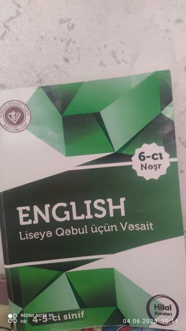 8 ci sinif ingilis dili lüğəti pdf: Dəyanət və digər liseylərə qəbul üçün nəzərdə tutulmuş 6-cı nəşr — 2