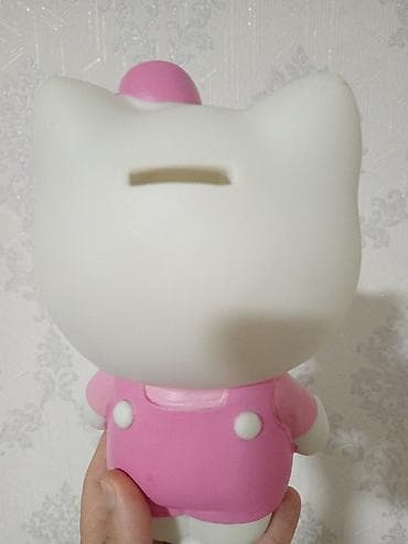 demir kassa: Kassa. Hello Kitty temalı qəpik qəlibi (pul yığan kuponka) - Dizayn — 2