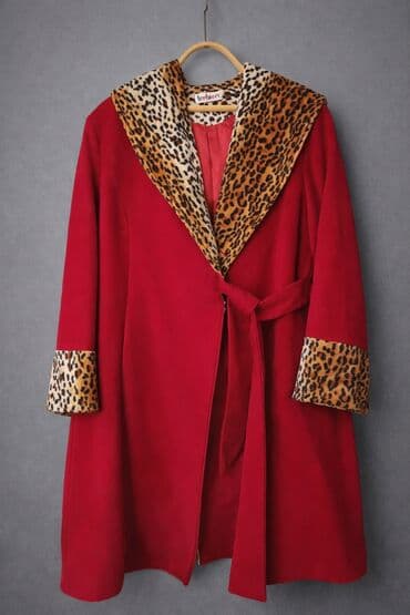 palto satisi: Palto, 2XL, rəng - Qırmızı — 1