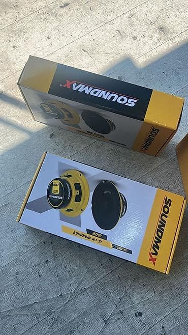 2ci əl xaladenik: SOUNDMAX avtomobil audio dəstləri 1) Subwoofer: SOUNDMAX SX-R12S4 - — 4