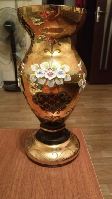 ваза богемия: Одна ваза, Богемское стекло — 1