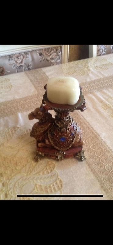 Dekorativ ev aksesuarları dəsti - Şamaltı: Şərq motivlərində