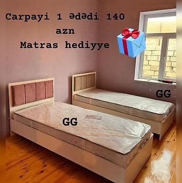 carpayi sifarisi: Yeni, Təknəfərlik çarpayı, Matras ilə — 1