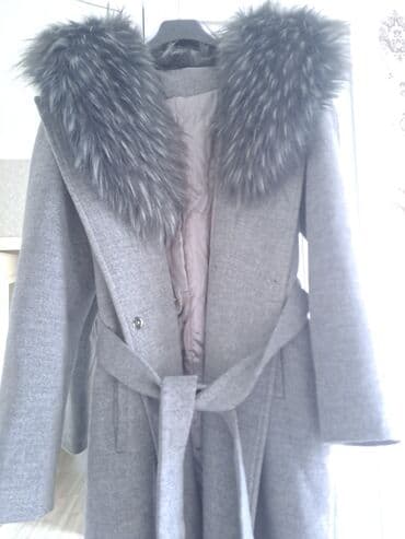 шуба из овчины азербайджанская: Пальто, L, цвет - Серый — 4