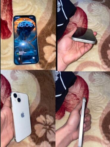 telefon goycay: IPhone 13, Ağ, Face ID — 1