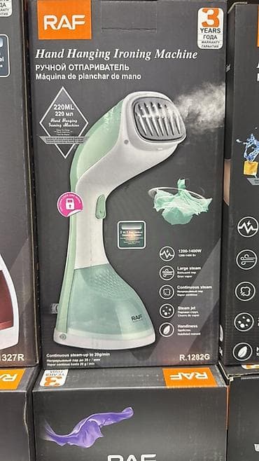 Su qızdırıcı kranlar: Professional Elektrikli RAF R.1282 Buxarlı Ütü - Güc: 1400 W - 2-i 1 — 7