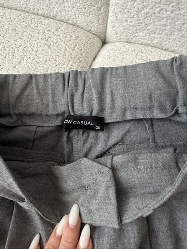 Şalvarlar: Klassik Şalvar, rəng - Boz — 2