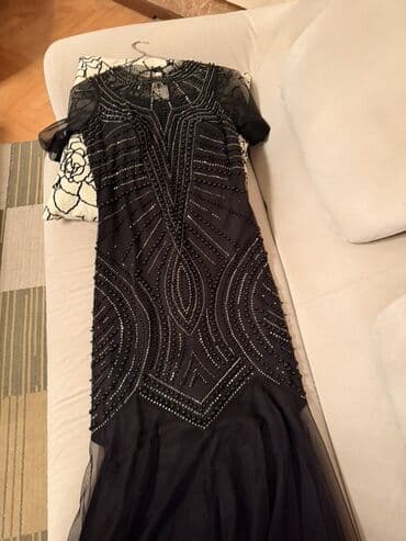 Alt paltarı: Zərif qara gecə/libas - Uzun, balıq kəsimli siluet; ətək hissəsi — 3