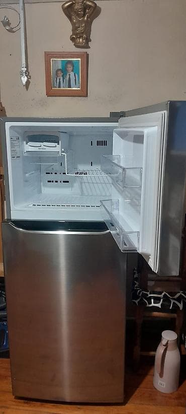 İşlənmiş 2 qapılı LG Soyuducu Satılır, rəng - Gümüşü — 4