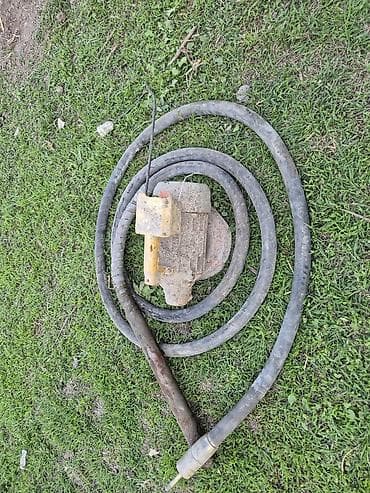Beton vibratori (elektrikli) – komplekt - Güclü elektrik mühərriki və