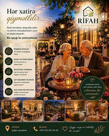 ev tikinti: Rifah Baxım Evi – sevgi ilə peşəkar qayğı Rifahda hər sakinimizin — 1