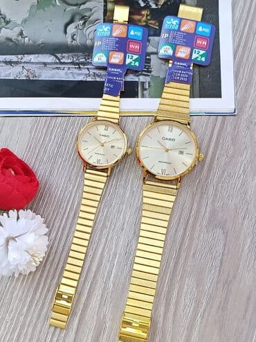 elektron saat oyrənmək: Qol saatı, Casio, rəng - Qızılı — 5