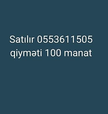 Reklam lövhələri: Məhsul satılır. Qiymət: 100 manat — 1