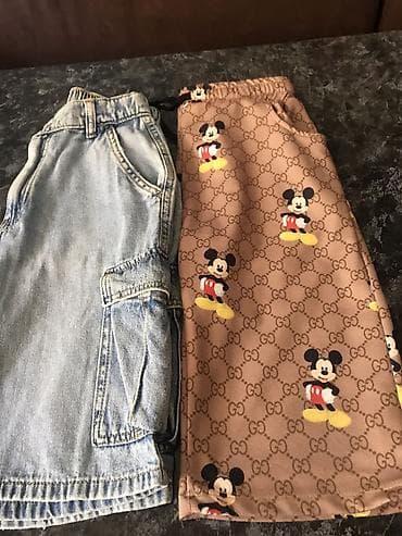 Детская одежда и обувь: Zara və miki şort 10-11 yaş unisex ideal vəziyyətdə 8 man — 6