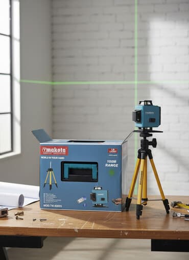 məsafə ölçmək: TmakoTa (Tmakota) TM-4D88S peşəkar lazer nivo dəsti Xüsusiyyətlər: - — 2