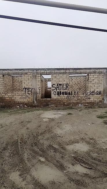 modul tipli ev: Satılır: yarımçıq tikili (daşdan hörülmüş, bir mərtəbəli fundament və — 1