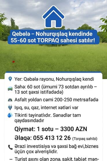 sulutepede torpaq: 55 sot, Tikinti, Mülkiyyətçi, Kupça (Çıxarış) — 1