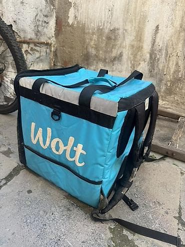 notebook çantaları bakı: Məhsul: Wolt kuryer termo çantası (sırt çantası tipli) çox seliqeli — 1