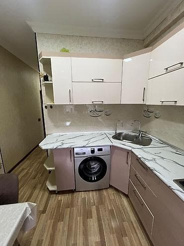 Кухонные гарнитуры: Künc mətbəx mebeli – L formalı dizayn - Ölçülər: sol bucaq üzrə 1.95 — 3