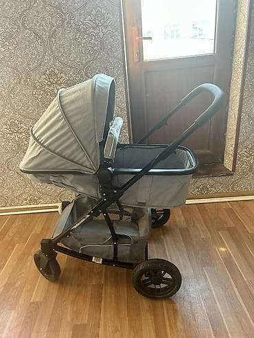 uşaq çantaları: Uşaq arabası – çoxfunksiyalı, geniş və rahat model - Rəng: boz - — 3