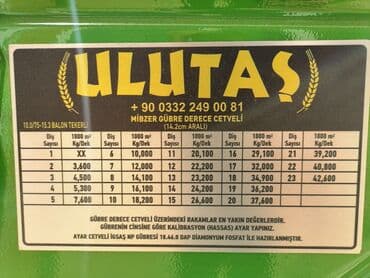 toxum: 24 sıralı toxum səpən ( selka ) orta boy enli petlas təkər ulutaş — 7