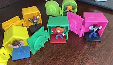 happy meal oyuncaglar: Rəngarəng mini fiqur dəsti – 3 manattan 7 eded - 5 ədəd plastik mini — 1