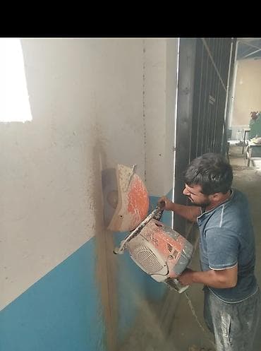 Xidmət: Beton, daş və kərpic divarlarda dəqiq şırımların