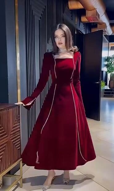 вечернее платье шифоновый: Вечернее платье, Макси, S — 2