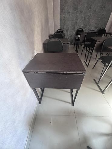stol ustul: Tədris/konfrans üçün parta və stullardan ibarət mebel dəsti 12 dəst ( — 2