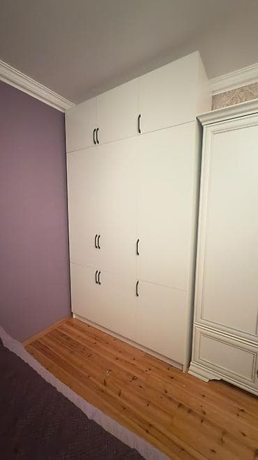 Düz dolab, Yataq otağı üçün, Qarderob, Açılan, Quraşdırıla bilən, 6 qapı