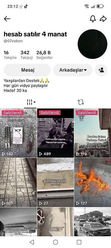 детский сад: Məhsul: TikTok hesabı - İstifadəçi adı: @07zakon - Təqdimat mətni — 1
