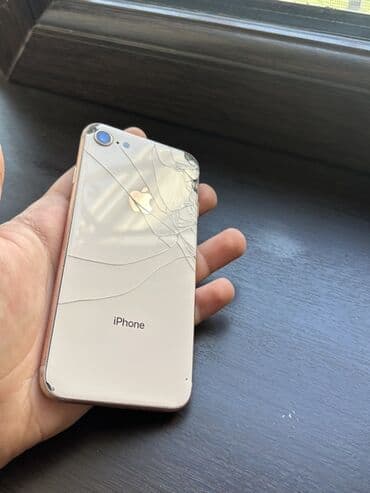 qizil tərəzi: IPhone 8, 64 ГБ, Золотой, Битый, Отпечаток пальца — 2
