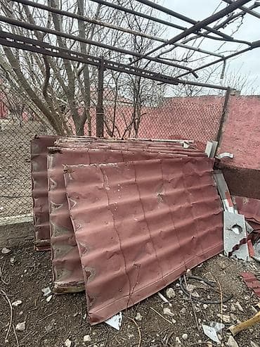 Divar kağızları, oboy: Metall kiremit profilli dam örtüyü vərəqləri - Material: sinklənmiş — 3