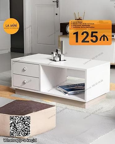 işci masa: Düz masa, Açılmayan, Təkərsiz, MDF, Pulsuz quraşdırılma — 1