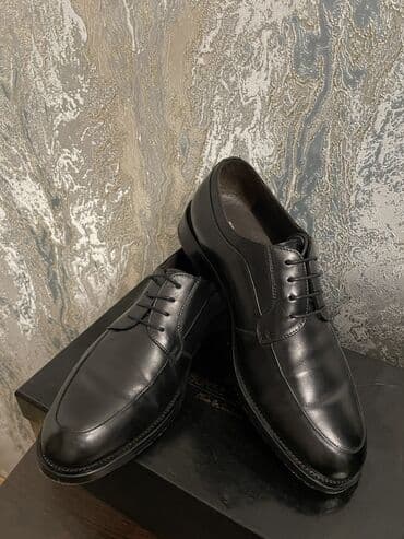 dəri kişi gödəkçəsi: Borse Mogan kişi dəri ayaqqabısı - Model: Klassik bağlamalı (derby) — 2