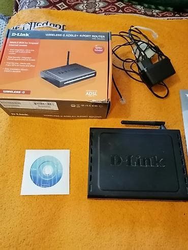 D‑Link DSL‑2640U – Wireless G ADSL2+ 4‑port router Xüsusiyyətlər: - — 2