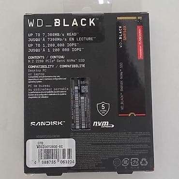 intel core i7: Daxili SSD disk Western Digital (WD), 2 TB, M.2, Yeni — 4