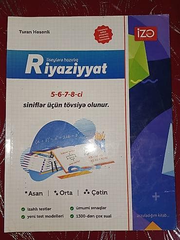 qizil onluq per page 40: Riyaziyyat – Liseylərə hazırlıq kitabı Müəllif: Turan Həsənli — 1