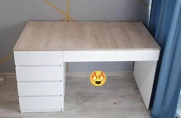 Kompüter masası, Açılmayan, Laminat, Dördbucaq masa