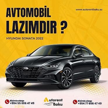 Avto xidmətlər: Günlük, Hyundai, Depozitsiz — 9