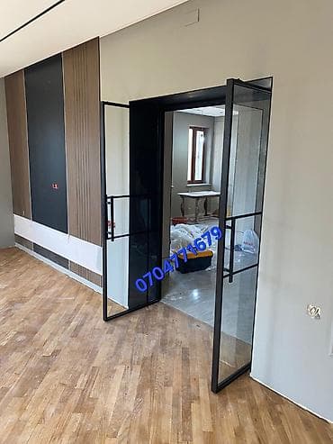 Şüşə çərçivəli otaq qapısı – loft/minimalist dizayn - Material lalafo.az -da Şüşə çərçivəli otaq qapısı – loft/minimalist dizayn - Material