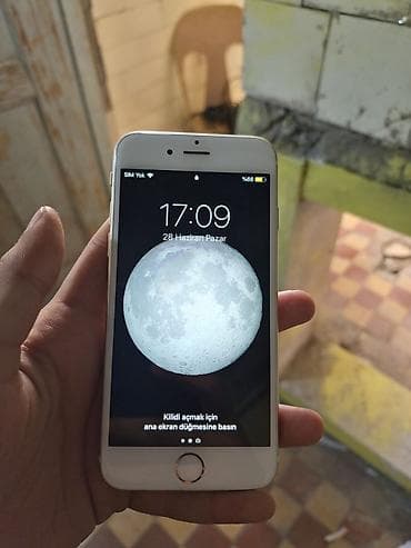 apple 5 s: IPhone 6, 128 GB, Qızılı, Barmaq izi — 5