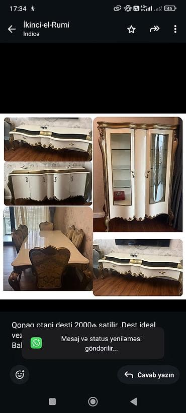 Qonaq otagi desti 2000₼ satilir .Dest ideal veziyyetdedi .Cox baha