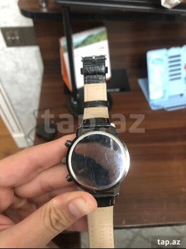 curren saatlari: İşlənmiş, Qol saatı, rəng - Qara — 2