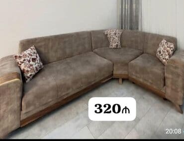 Künc divan, İşlənmiş, Açılan, Bazalı, Parça, Çatdırılma yoxdur