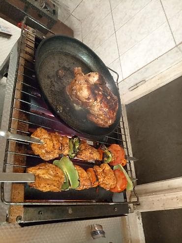 Manqallar, qrillər, barbekyu: Qazla işləyən stolüstü ızgara/mangal - Yanacaq: təbii qaz və ya balon — 8