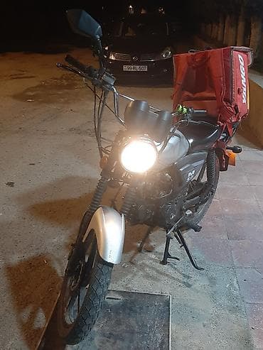 M50 motosiklet + çatdırılma çantası - Model: M50 (50cc sinfi) - Rəng — 4